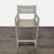 This Restoration Hardware bar chair features a sturdy teak wood frame and a woven seat and backrest for a stylish, modern...