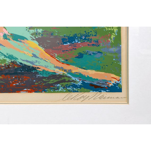 Serigraph in colors on paper. Hand signed lower right by LeRoy Neiman. Hand numbered AP lower left. Image size: 20 x 35...
