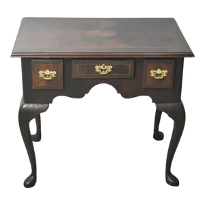 Councill Craftsmen Flame Mahogany Inlaid & Banded Lowboy 20th Century