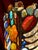 Mid 20th Century Artist-Crafted Table Lamp With Mouth-Blown Glass Nuggets For Sale - Image 4 of 14