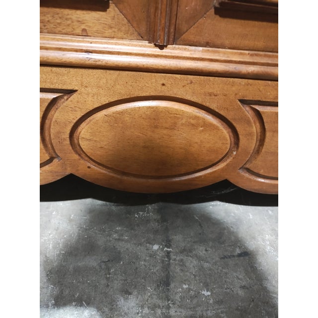 Mid 19th Century Mid 1800s LXV 2dr Mirror Armoire W Drawer For Sale - Image 5 of 7