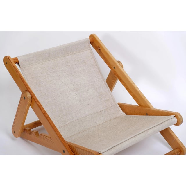 Kontiki Chair and Table in Pine by Gillis Lundgren for Ikea, 1970s, Set of 2 For Sale - Image 14 of 18