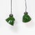 Green Enamelled Cast Top Pendant Lamps from GEC, 1940s, Set of 2 For Sale - Image 10 of 10