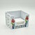 Ceramic Handmade Ceramic Sticky Note Holder – Red Tulips & Spiral Vines – Iznik Desk Accessory For Sale - Image 7 of 7