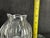 Late 20th Century Crystal Vase, Ruffled Rim With Spiral Swirl Cut Pattern For Sale - Image 11 of 11