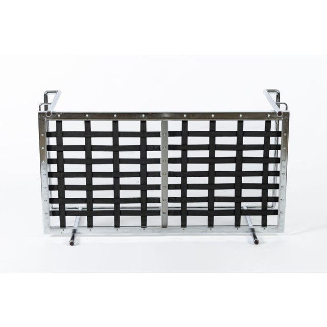 Authentic Cassina Lc2 Black Leather Two-Seat Sofa by Le Corbusier 1994 For Sale - Image 15 of 17