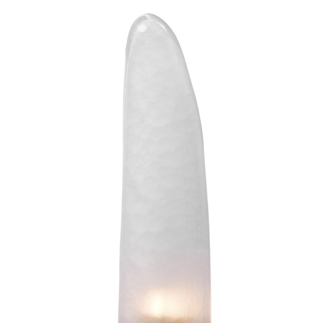Contemporary Pair of Contemporary Venetian Acid-Etched Panel Sconces, Murano, Italy For Sale - Image 3 of 9