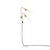 Not Yet Made - Made To Order Stav Two Arms Floor Lamp in White Brass by Johan Carpner for Konsthantverk For Sale - Image 5 of 7