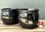 Ceramic Vintage Ceramic Planters in Black Over Green Glaze - Set of 2 For Sale - Image 7 of 17