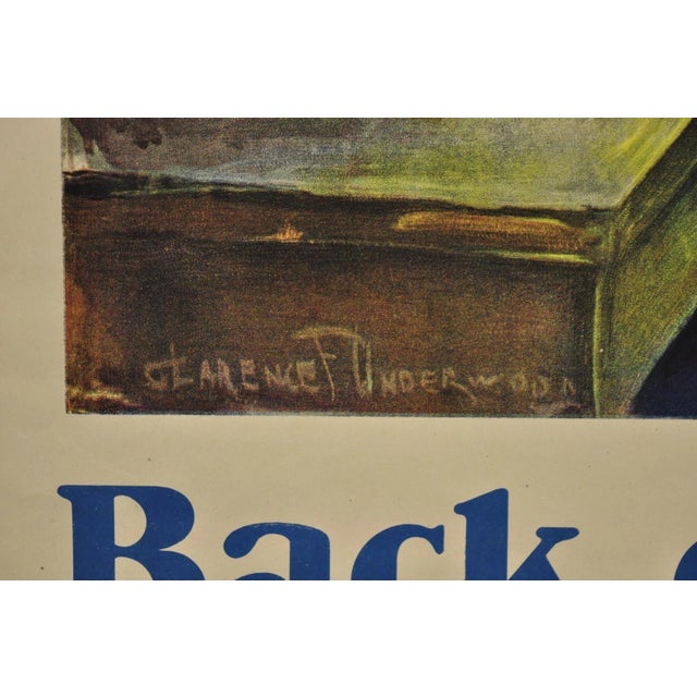 Original 1918 Ywca Wwi Poster 'Back Our Girls Over There' by Clarence Underwood For Sale - Image 12 of 16