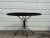 Black Mid-Century Outdoor Iron Attributed to Salterini Round 48" Dining Table For Sale - Image 8 of 12