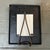 1980s 1980’s Original Decorative Metal 4x6 Tabletop Photo Frame With Leaf Detail For Sale - Image 5 of 5