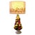 Ceramic Large Majolica Table Lamp Vintage-Style Italian Majolica Hollywood Regency Des, 1970 For Sale - Image 7 of 7