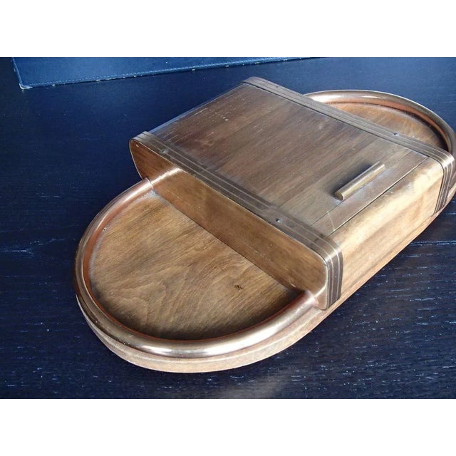 Art Deco Cigarette Box with Rolling Mechanism, 1930s For Sale - Image 6 of 17