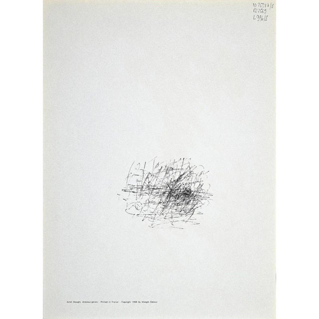 Cover for Derrière Le Miroir is an original composition realized by Bazaine in 1968, for the Art Magazine "Derrière Le...