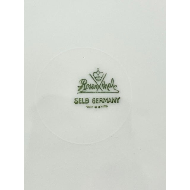 Rosenthal 1960s Mid-Century Modern Rosenthal “Dignity” Bread Plates - Set of 8 For Sale - Image 4 of 4