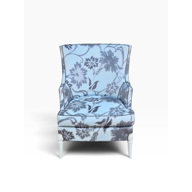 Hickory Chair Company Upholstered Slipper Chair For Sale In Los Angeles - Image 6 of 7
