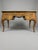 Metal Louis XV Style Burl Walnut Writing Desk with Leather Top For Sale - Image 7 of 7
