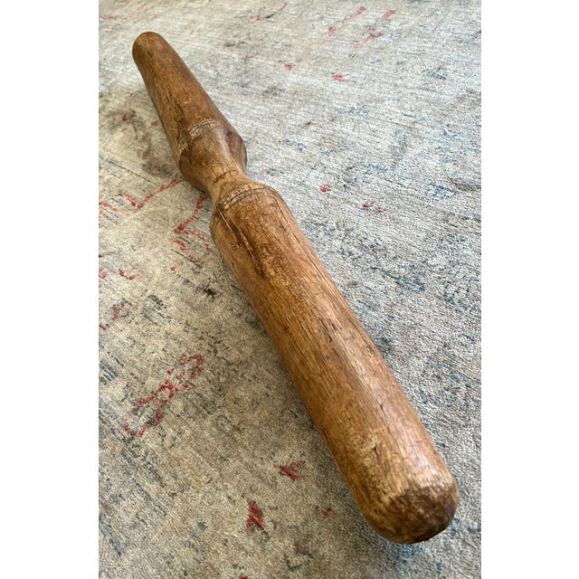 Mid 20th Century Wooden Vintage Indian Pestle #4 For Sale - Image 5 of 10