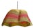 Vintage Tribal Bolga Basket Wave African Pendant Light For Sale