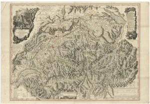 Map of the Thirteen Cantons, 1778