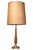 Brown Mid 20th Century Mid Century Table Lamps With Original Burlap Shades - a Pair For Sale - Image 8 of 10