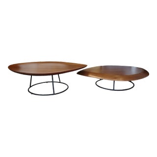 Galle Wooden Coffee Table - Set of Two For Sale