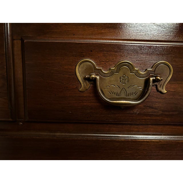 1970s 1970's Pennsylvania House Cherry Highboy For Sale - Image 5 of 7