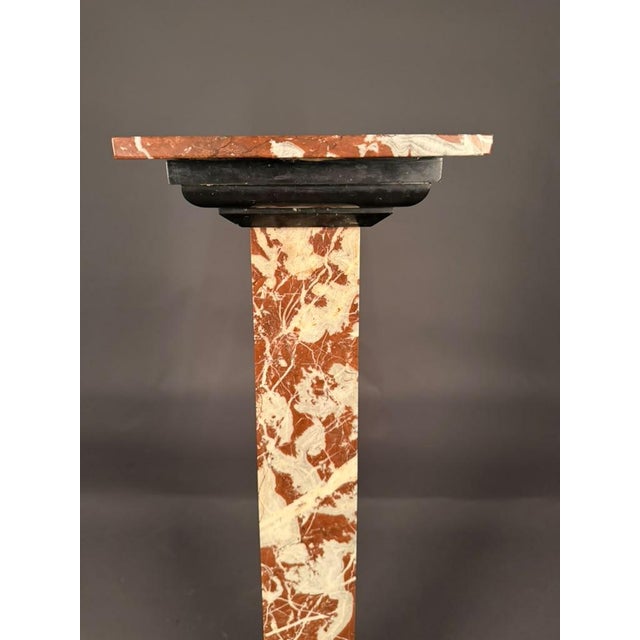 French Marble Pedestal, Circa 1870 For Sale - Image 4 of 9