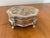 Vintage Silverplate Crest Trinket Box With Lion Paw Feet For Sale - Image 11 of 11