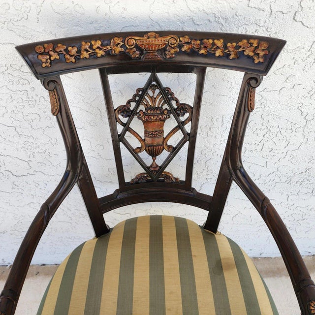 Traditional French Regency Armchair Desk For Sale - Image 3 of 12