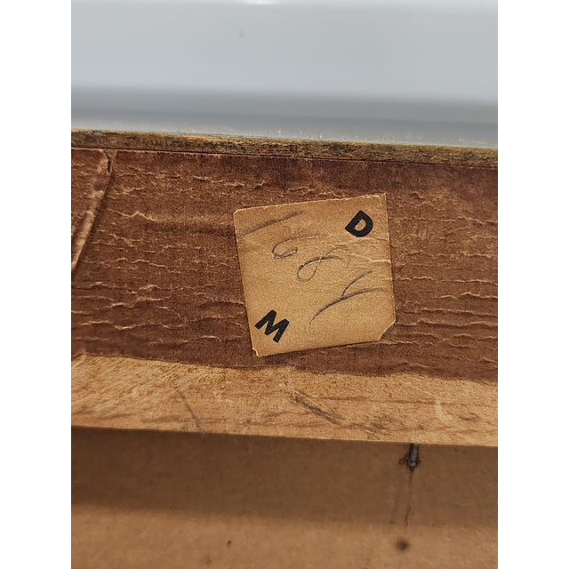 Antique Early 20th Century Federal Style Eglomise Giltwood Mirror For Sale - Image 17 of 17