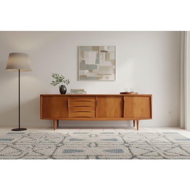 Vintage Sideboard in Teak by Axel Christensen for Omann Jun, 1960s For Sale - Image 14 of 18