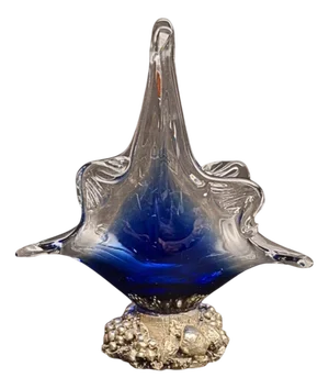 Murano Glass Napkin Holder from Manifattura Di Murano, Italy, 1980s