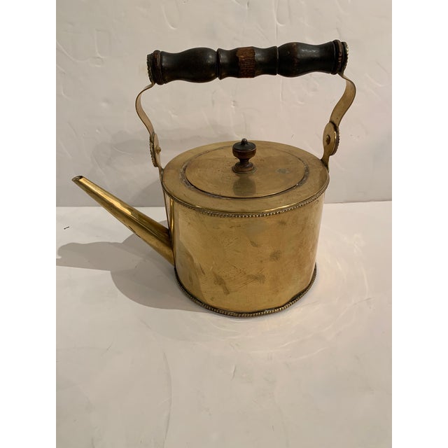 Antique Brass Tea Kettle Chairish