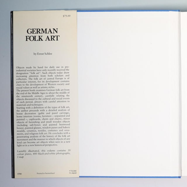 1980s 1980 “German Folk Art” by Ernst Schlee First Edition Illustrated Art Book For Sale - Image 5 of 16