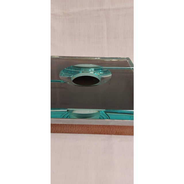 Mid-Century Modern Vintage Crystal Ashtray from Fontana Arte For Sale - Image 3 of 6