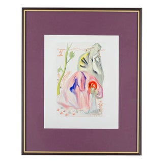 Salvador Dali, The Source, 1960, Woodcut Print, Framed For Sale