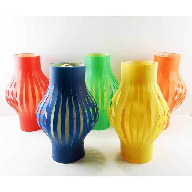 1960 S Mod Outdoor Patio Hanging Lanterns Lights Set Of 16