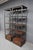 Campaign Pair of Henredon Acquisitions Iron & Mahogany Étagère Bookcases For Sale - Image 3 of 17