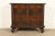 Berkey & Gay Antique English Jacobean Carved Walnut and Burl Wood Bar Cabinet or Server, Circa 1920s For Sale - Image 15 of 15