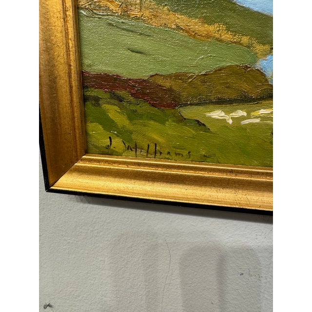 Traditional 20th Century Oil Painting Pastoral Scene For Sale - Image 3 of 7