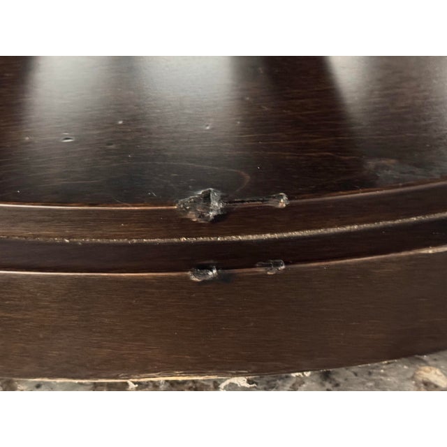 Orlando Diaz-Azcuy for McGuire Aria Round Starburst Dining Table For Sale - Image 11 of 12