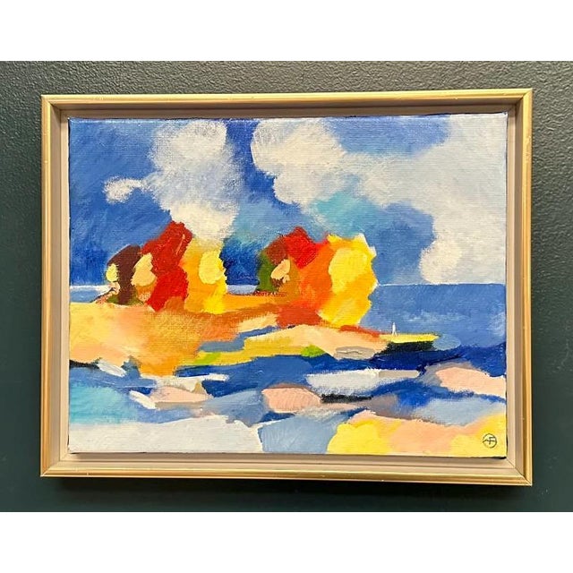 Anita Fröding, The Wandering Poet, 1950s, Oil Painting on Canvas, Framed For Sale - Image 6 of 18