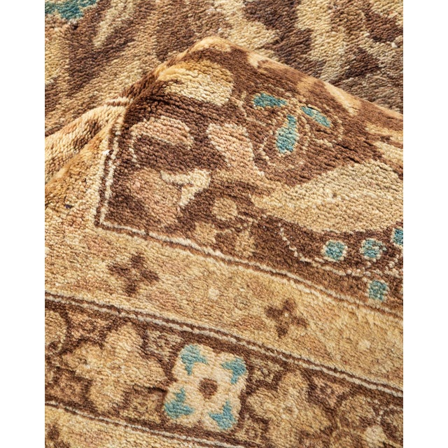 Textile Mogul, One-of-a-Kind Hand-Knotted Area Rug - Brown, 8' 6" x 10' 4" For Sale - Image 7 of 8