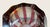1960s Val St Laurent Jemeppe Cranberry Striped Art Deco Vase For Sale In Philadelphia - Image 6 of 6