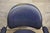 Chromcraft Vintage Chromcraft Mid Century Modern Blue Vinyl Rolling Office Desk Chair (B) For Sale - Image 4 of 12