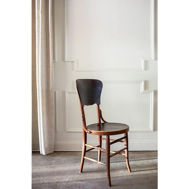 Antique Bentwood Cafe Chairs in the Style of Micheal Thonet , Set of 6 For Sale - Image 9 of 16