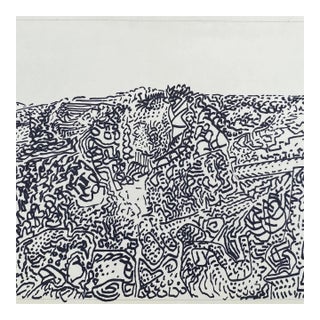 1960s Larry Connatser Outsider Art Drawing For Sale