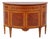 Decorative Crafts Walnut Inlaid Demi Lune Commode Cabinet For Sale